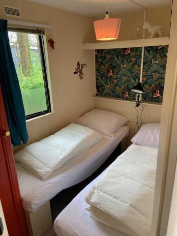 Stacaravan Huren In Het Hart Van Bosrijk Drenthe Op Recreatiepark De Tien Heugten Schoonloo 外观 照片